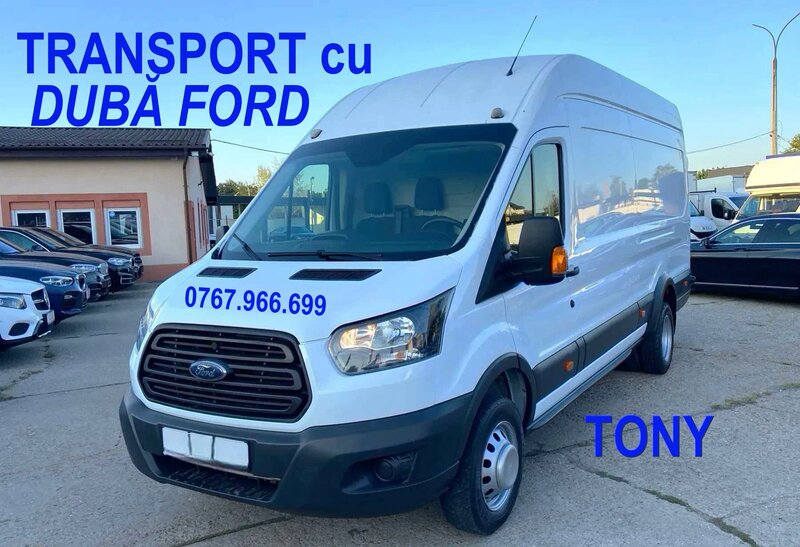 Transport oriunde oricand mobila marfa cu duba Ford baza in Bucuresti S-2