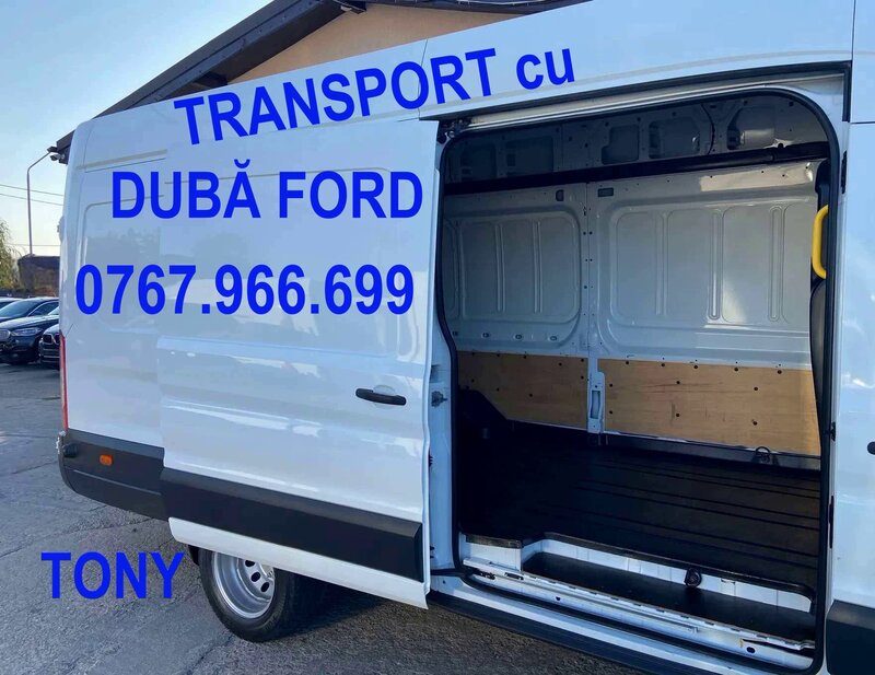 Transport oriunde oricand mobila marfa cu duba Ford baza in Bucuresti S-2