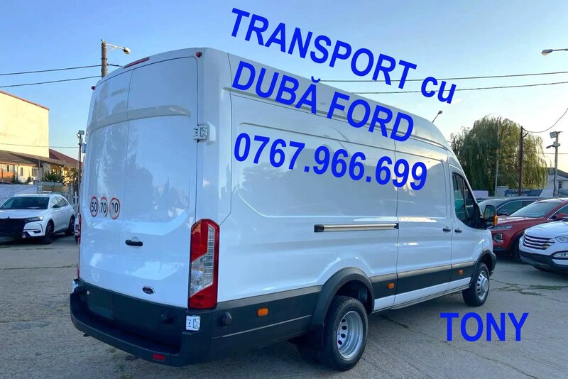 Transport oriunde oricand mobila marfa cu duba Ford baza in Bucuresti S-2