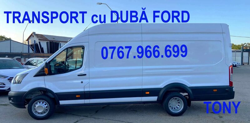 Transport oriunde oricand mobila marfa cu duba Ford baza in Bucuresti S-2