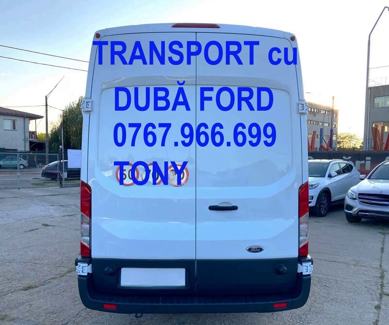 Transport oriunde oricand mobila marfa cu duba Ford baza in Bucuresti S-2