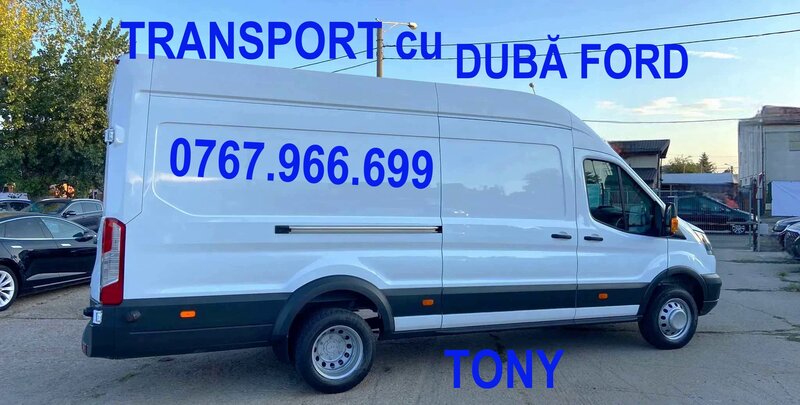 Transport oriunde oricand mobila marfa cu duba Ford baza in Bucuresti S-2