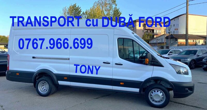 Transport oriunde oricand mobila marfa cu duba Ford baza in Bucuresti S-2