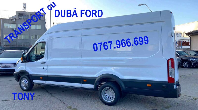 Transport oriunde oricand mobila marfa cu duba Ford baza in Bucuresti S-2